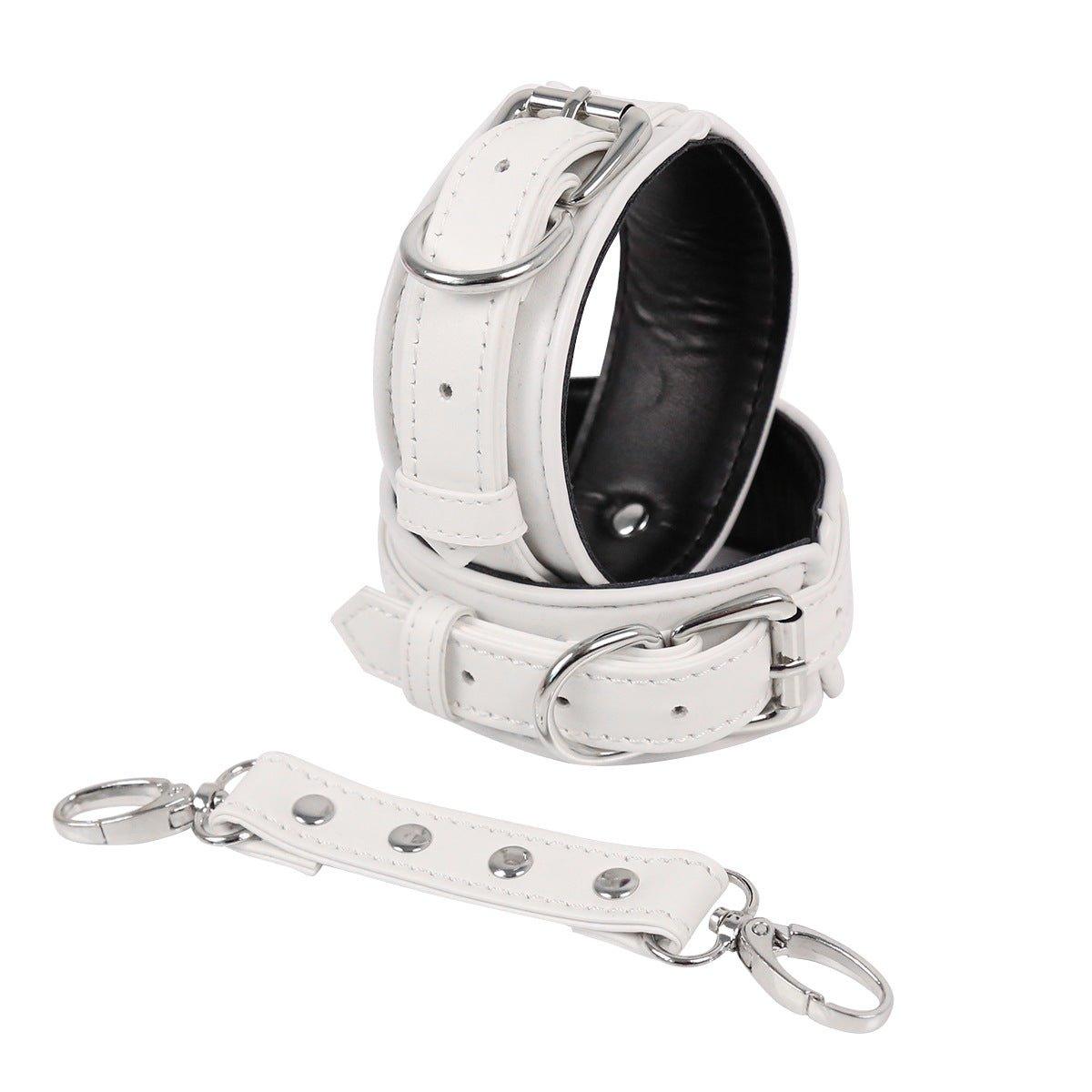 Luxe Faux Leather Hand Cuffs - Locked Men Club