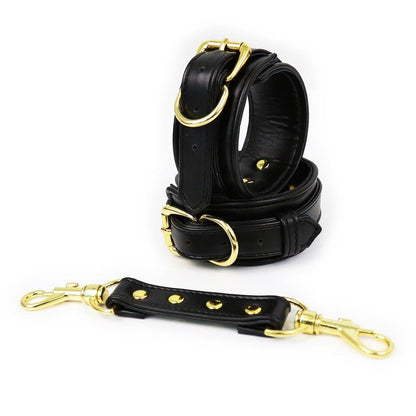 Luxe Faux Leather Hand Cuffs - Locked Men Club