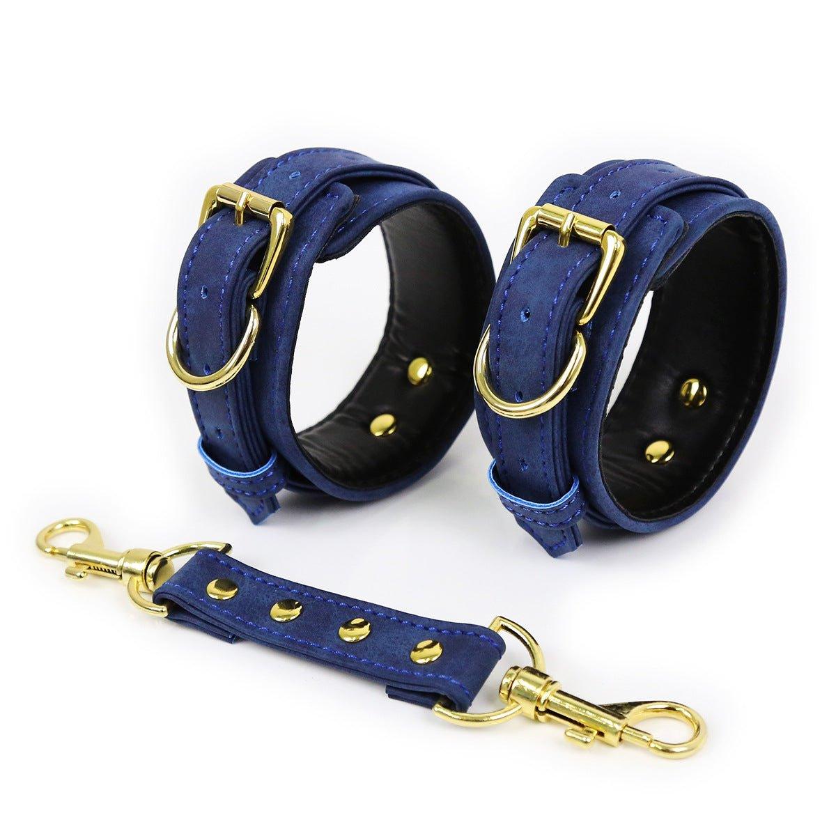 Luxe Faux Leather Hand Cuffs - Locked Men Club