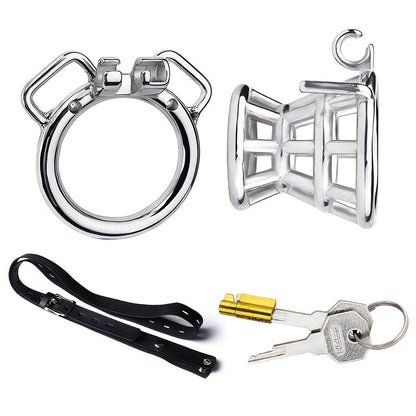 inverted Male metal chastity cages, BDSM gear, male chastity devices, penis cage, lockable chastity cage, gay BDSM, bondage and discipline, chastity play, metal cock cage, kinky sex toys, lock and key chastity, erotic bondage, submissive play, chastity be