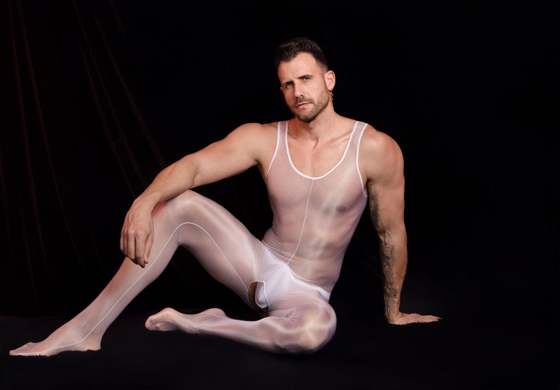 Sissy Singlet, See-Through Lingerie, Gay Men’s Leotard, Lycra Lingerie, Transparent Singlet, Gay Kink Clothing, Sissy Lingerie Set, Gay Singlet, Lycra Singlet for Men, See-Through Lingerie for Gay Men, Sissy Clothing, Transparent Leotard, Lycra Leotard fo