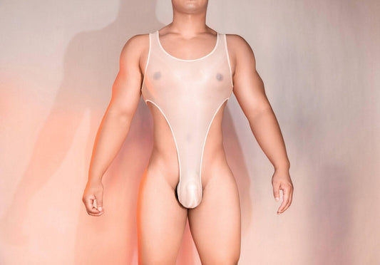 Sissy Singlet, See-Through Lingerie, Gay Men’s Leotard, Lycra Lingerie, Transparent Singlet, Gay Kink Clothing, Sissy Lingerie Set, Gay Singlet, Lycra Singlet for Men, See-Through Lingerie for Gay Men, Sissy Clothing, Transparent Leotard, Lycra Leotard fo