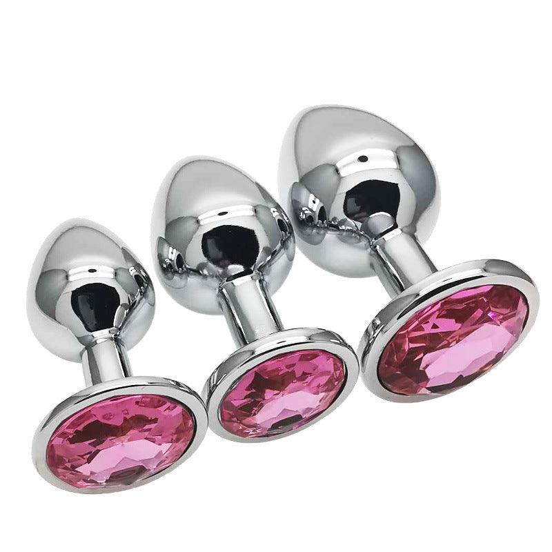 Metal Butt Plug KIt S M L available - Locked Men Club