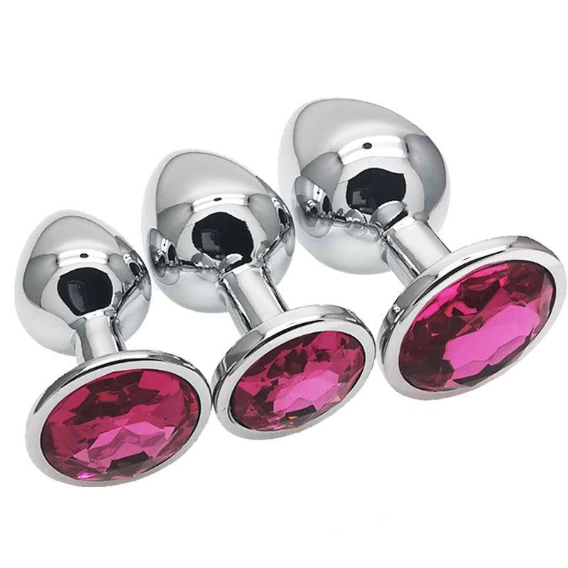 Metal Butt Plug KIt S M L available - Locked Men Club