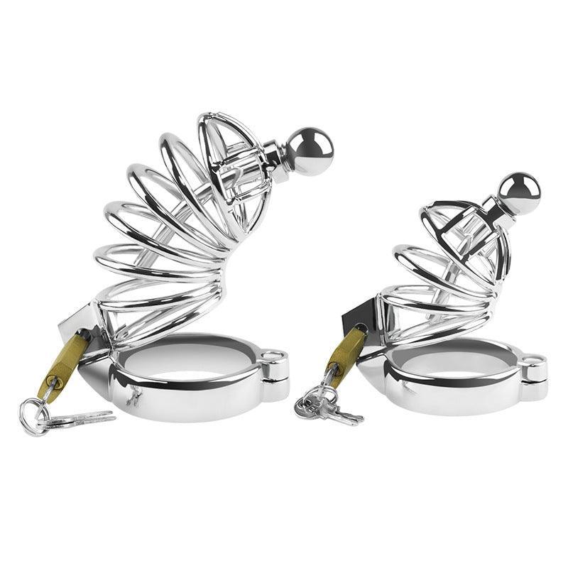 Male metal chastity cages, BDSM gear, male chastity devices, penis cage, gay chastity cage, gay cuckold, dom sum play, pissing tube, metal cock cage, kinky sex toys, flat inverted metal bioresin small chastity cage, erotic, submissive play, chastity, cuck