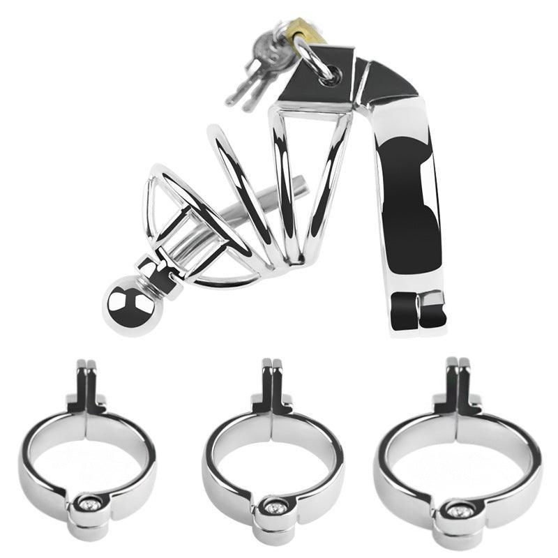 Male metal chastity cages, BDSM gear, male chastity devices, penis cage, gay chastity cage, gay cuckold, dom sum play, pissing tube, metal cock cage, kinky sex toys, flat inverted metal bioresin small chastity cage, erotic, submissive play, chastity, cuck