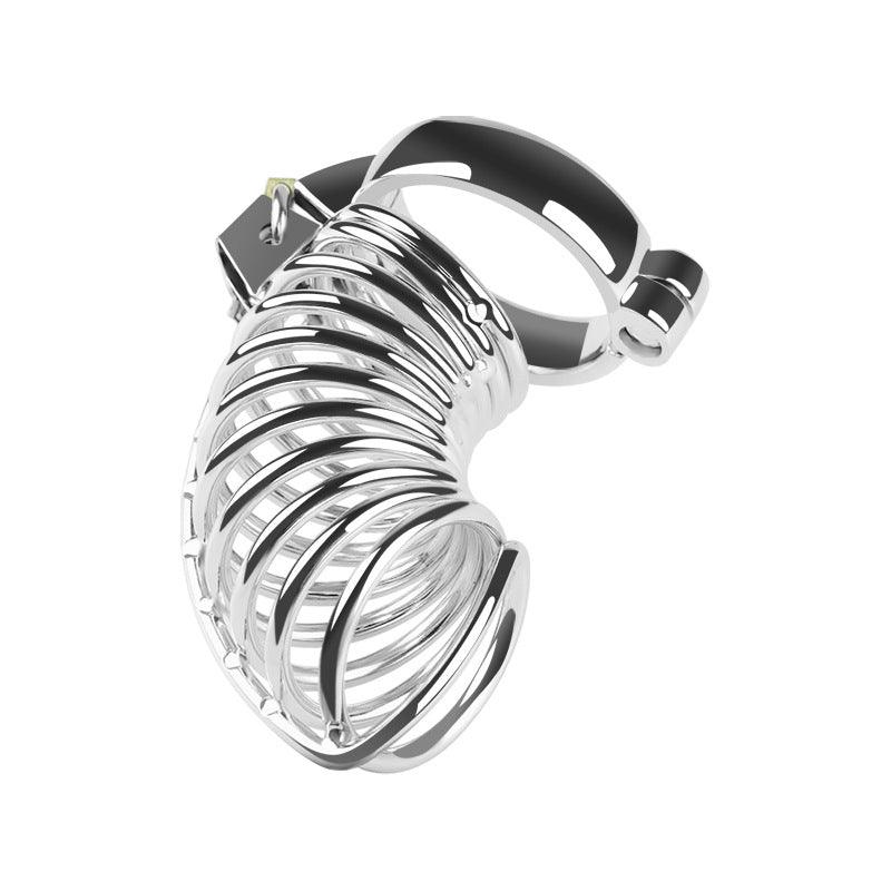 Metal Chastity Cage With Padlock - Locked Men Club