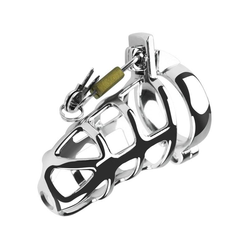 Metal Chastity Cage With Padlock - Locked Men Club