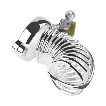 Metal Chastity Cage With Padlock - Locked Men Club