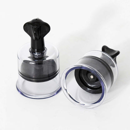Nipple Suckers Nipple Puller, Silicone Nipple Pump Pair -Black - Locked Men Club
