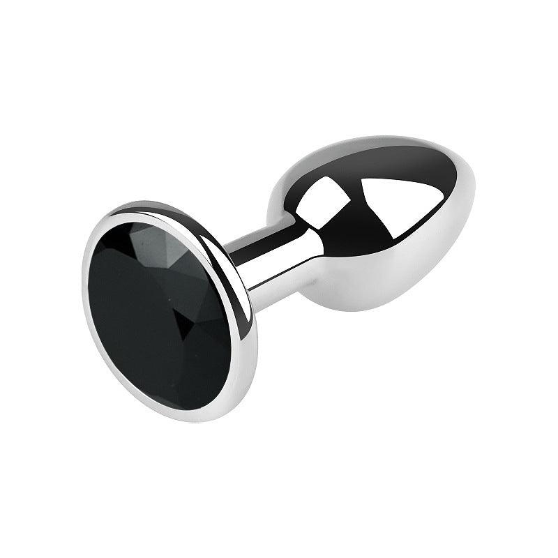 Small Metal Butt Plug Silver 2.5 Inches - Locked Men Club