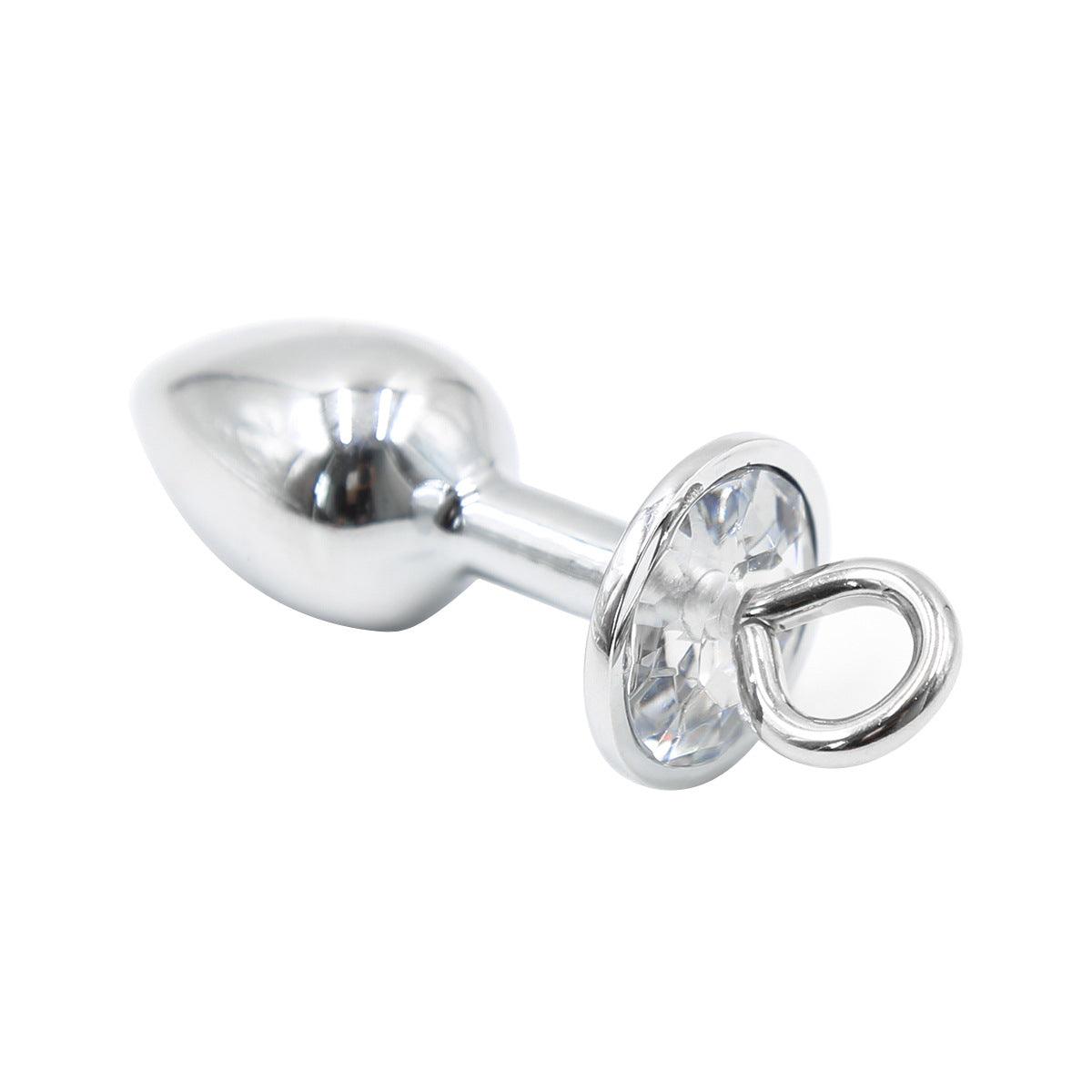 Stainless Steel Foot Hand Cuffs with Integrated Anal Plugs-adjustable - Locked Men Club